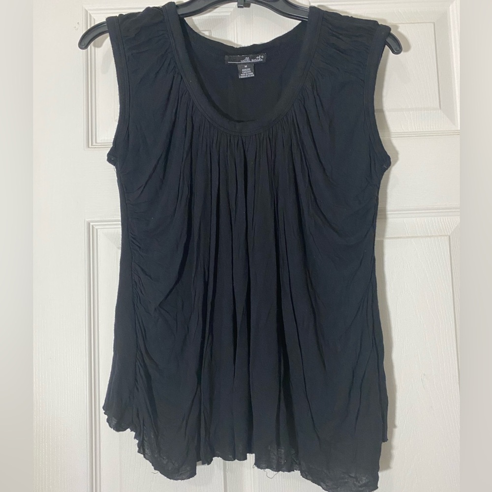 Willi Smith Black Blouse